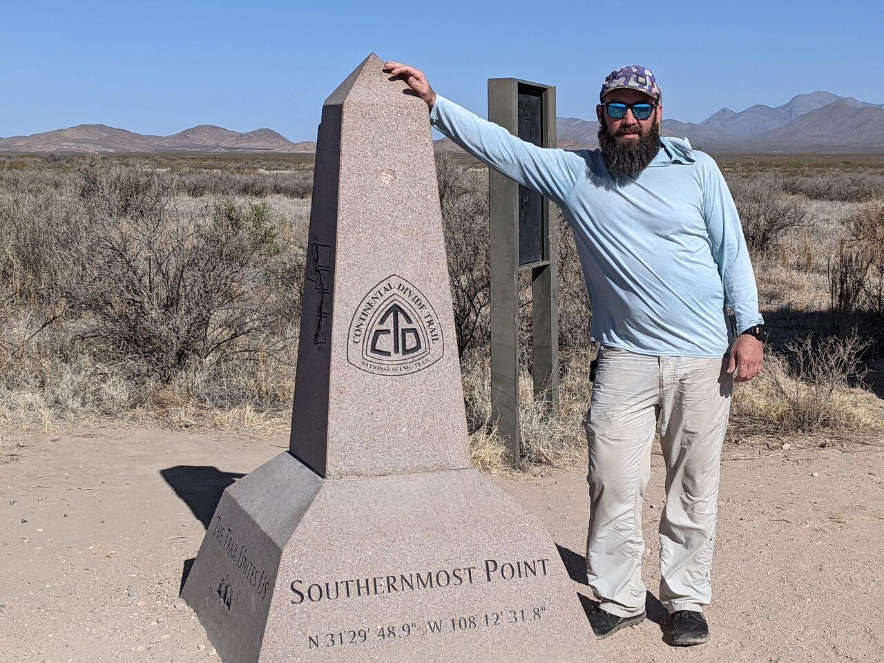 Southern terminus of the CDT