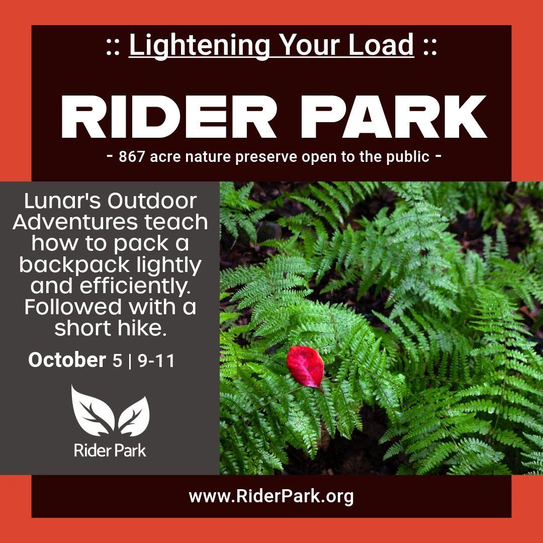 Flyer for Lighten Your Load